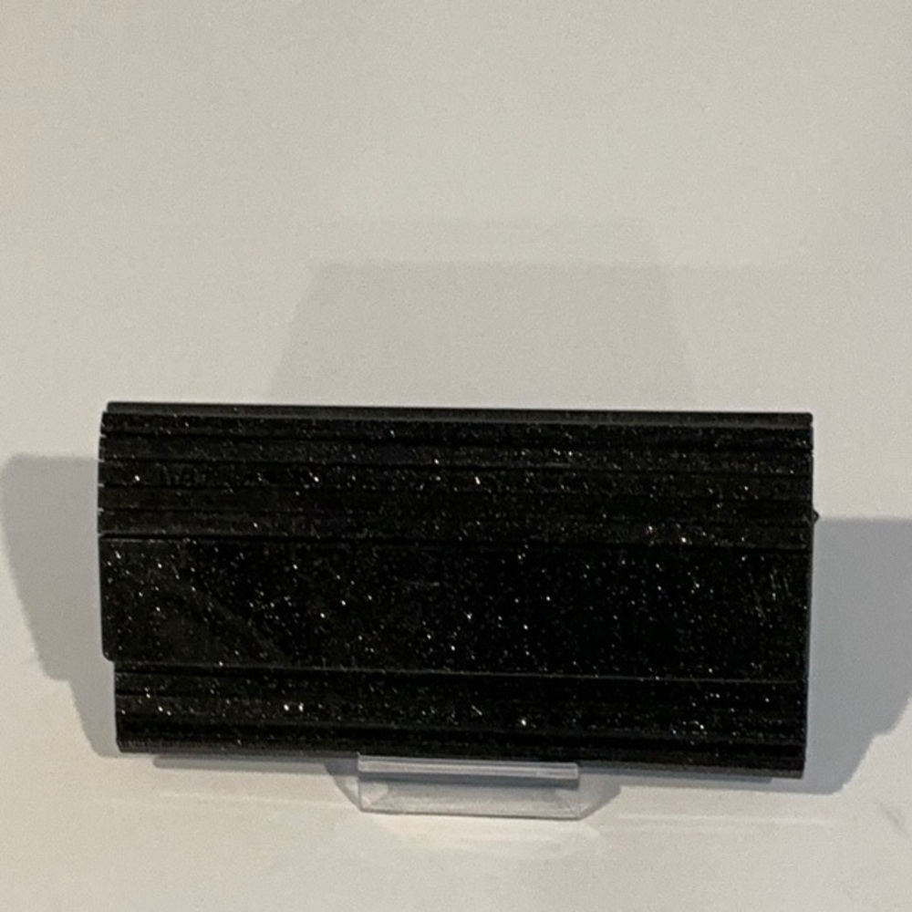 INC International Concepts Black Glitter Crossbody Bag